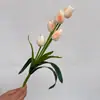 Ramo de Flores Artificiales Tulipán con Tacto Real Ramo Artificial de Novia Boda Ramo Artificial Flores Falsas Accesorios de Fotografía Coreanos Flor de Seda