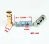 Hebilla de Cuerda de Tope de Campana Barril Recto Hebilla Colgante Hebilla de Cordón para Sudadera y Sombrero Hebilla de Ropa Campana de Aleación de Zinc de Alta Calidad Hebilla para Cuerda de Ropa Clip Metálico