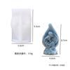 Molde de vela de silicone estéreo transfronteiriço para meninos e meninas, ornamentos decorativos de aromaterapia de gesso, molde de chocolate para bolo