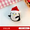Accesorios de Navidad Bolsa de Peluche Linda de Papá Noel Colgante Muñeca Pequeña Pines de Navidad Accesorios para Ropa Broche