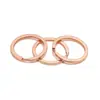 Acessórios para joias DIY chaveiro galvanizado 25 28 30mm pingente de chaveiro acessórios de pingente para chaveiro em estoque