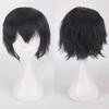 Peluca de Cosplay Anime Transfronteriza Europea y Americana Colorida Harajuku Anti-Frizz Cabello Corto para Hombre Invisible Natural Realista Rizada