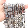 Fundido Ming comércio natural turmalina olho de tigre contas soltas otimizadas cristal contas redondas acessórios pulseira colar de contas