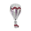 Panjia Toy Story Buzz Lightyear Colgante Cuentas de Acero Inoxidable Globo Aerostático Joyería Collar DIY con Cuentas