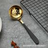 Acero Inoxidable 304 Olla Caliente Cuchara Sopera de Media Luna Cuchara para Sopa Cuchara para Gachas Cabeza Redonda Cuchara para Sopa de Ramen Coreano Utensilio de Cocina Antideslizante