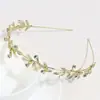 Moda estilo coreano super fada estilo mori doce luz luxo strass folhas borboleta faixa de cabeça saída viajante all-match acessórios de cabelo