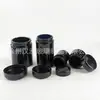 Tarro de crema negro más vendido en stock, recipiente de vidrio violeta con tapa de baquelita y tapa de ABS para prevenir la oxidación