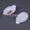 Fabricantes de pratos de melamina Yiwu, prato pequeno em formato de barco, pratinho, prato para pratos frios, prato para molho, vinagre, temperos