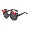 Novos Óculos de Sol Infantis com Laço do Mickey Óculos de Sol Cartoon da Moda Óculos de Sol com Proteção UV