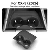 Adequado para 26 modelos de porta-copos de console central do Mazda CX-5, tapete protetor de silicone antiderrapante para CX5, acessórios de modificação específicos para carro