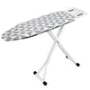 Tabla de planchar plegable estable con marco grueso para planchar ropa, tabla de planchar grande con cubo