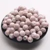 Cuentas redondas acrílicas degradadas de 8 mm, cuentas de tinta de imitación cerámica, accesorios para pulseras, pendientes, broches, cadenas de teléfono DIY