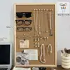 Tablero de Exhibición de Collares de Madera Retro Colgante de Pared Xiuhe Marco Colgante para Joyería de Cabeza Pendientes Almacenamiento de Pendientes Puesto de Exhibición