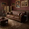 Bar de charutos umidor sofá clube privado americano retrô bar de uísque mesas e cadeiras estilo old money assentos individuais e duplos
