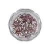 5A Rosa Parpadeante Circonita Mini Pequeño Fondo Plano Forma Irregular Súper Brillante Marqués Corazón Decoraciones para Uñas Venta al por Mayor