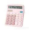 Calculadora Solar Alto Valor de Color Linda Computadora Oficina Estudiante Calculadora tamaño pequeño Clásica Simple