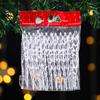 Suministros para el Festival de Navidad Transfronterizo Colgante de Hielo Transparente Carámbano Decoración para Árbol de Navidad Colgante Roscado Colgante para Colgar