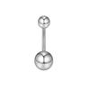 Nuevo Anillo para Ombligo Transfronterizo de Amazon de Venta Caliente Múltiples Estilos Cobre con Circonita Incrustada Plata Anillo para Ombligo Acero Inoxidable Perforación Hebilla para Ombligo