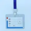 Capa de Borracha Dura de PVC Capa Dura para Cartão Espessada 70C Crachá de Identificação de Trabalho Crachá Crachá de Trabalho Capa Transparente Dura para Cartão Atacado