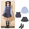 Ropa para Reunión Deportiva de Estudiantes de Primaria, Ropa Estilo Universitario para Hermanos y Hermanas, Conjunto de Ropa para Grupo de Porristas Infantiles y Actuación Coral en Escenario