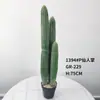 Cactus Desierto Artificial Columna Planta Verde Falsa para Interior y Exterior Paisajismo Planta en Maceta de Pie Exhibición de Ventana de Centro Comercial Alta Simulación