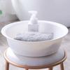 Lavabo Doméstico Engrosado para Adultos de Plástico, Tina de Lavandería Binaural para Bebé para Lavar los Pies, Tina de Plástico para Lavar Verduras en la Cocina, Lavabo de Plástico