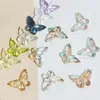 Al por mayor Cristal Glaseado Mariposa Tallado Doble Cara Cuentas Sueltas Pulsera DIY Collar Cuerda para Tejer Accesorios para Abalorios Materiales
