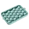 Bandeja de Gelo Redonda de Silicone Puro com 25 Cavidades Molde de Sabão de Uva Artesanal Molde de Sabão para Pulseira de Uva Molde de Sabão Artesanal