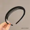 Faixa de Cabelo Aveludada com Gypsophila Ondulada com Grampo de Cabelo Dentado Antiderrapante Adorno de Cabeça Faixa de Cabelo Removedora de Maquiagem Feminina Lavagem de Rosto de Verão Feminina