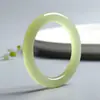 Pulseras de Jade Afgano al por Mayor para Mujer, Estilo Barra Redonda, Pulseras de Jade Blanco Verde Hielo, Regalos, Jade