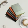Cuaderno A5 simple de cuero suave logo personalizado papel bosque beige 60 120 páginas seis colores opcionales impermeable resistente al desgaste