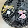 Acessórios de Flor de Sapato de Cristal Resistentes Estilo Coreano com Lantejoulas Bordadas, Franjas de Cristal Exquisite de Estilo Leve de Luxo