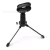 Suporte de Microfone Tripé Suporte de Microfone Universal Suporte de Mesa para Karaokê Tripé de Microfone