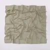 Bufanda Cuadrada Pequeña de Gasa Floral con Pedrería y Perlas Estilo Nuevo Pañuelo Malayo Bufanda Chal de Gasa de Minoría Étnica 90x90cm