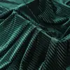 Tira de hoyo plisada terciopelo coreano terciopelo dorado terciopelo elástico pantalones ropa tela de terciopelo DIY punto