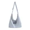Bolso Casual Estilo Coreano Transfronterizo Tipo Empanada para Mujer 2026 Nuevo de Gran Capacidad Ligero Cuadros Bolso de Hombro Único para Viajes Diarios Bolso Cruzado