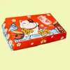 Caja de Empaque para Piel Tiao Empaque de Snacks Pollo Frito Puesto de Comida en la Calle Caja de Papel Engrosada Resistente al Aceite y al Agua Para Llevar