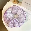 Gomas para el pelo retro estilo francés coreano, Gomas elegantes para moño, Accesorios para el pelo multicapa, Suministro directo desde la fábrica de origen