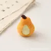 Accesorios de Resina DIY Nochebuena Juguetes de Comida en Miniatura Manzana Crujiente Pera Crujiente Pequeños Adornos 3D Mermelada Refrigerador