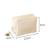 Nueva bolsa de almacenamiento semi-redonda de malla lisa, bolsa de maquillaje, bolsa de almacenamiento de viaje portátil de gran capacidad, bolso de mano simple