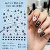 Adesivos de Unha 5D para Crianças Adesivos de Nail Art em Relevo Ursinho Coração Estrela de Cinco Pontas Decalques Decorativos Adesivos Fofos de Recompensa