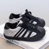 Sapatos de Casco de Couro Genuíno para Crianças Estilo Coreano 2026 Novidades Primavera/Outono Sapatos Casuais Versáteis para Meninos Sapatos Esportivos para Meninas