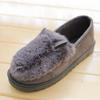 Chinelo E-commerce Transfronteiriço Amazon Outono/Inverno Orelha de Coelho Sapatos Mao Sola Grossa Rasteirinha Forrada Mao Mao Rasteirinha de Feijão