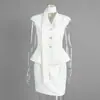 Conjunto de Chaleco sin Mangas y Falda Transfronterizo Estilo Europeo y Americano Primavera/Verano 2026 Conjunto de Chaleco con Cuello en V y Falda Corta
