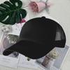 Gorra de Malla Esponja Estilo Trucker con Bloques de Color de Verano, Gorra de Trabajo Personalizada, Gorra de Voluntario, Gorra de Pico de Pato con Logotipo Impreso