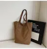 Bolsa de Hombro tipo Tote de Lona Estilo Coreano Gran Capacidad para Viajes de Negocios y Uso Diario Primavera y Verano Nuevo Estilo Perezoso para Estudiantes Universitarios