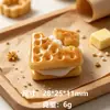 Árvore de biscoito recheada simulada ornamento de micro cena resina DIY ímã de geladeira pingente material de decoração