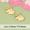 Venda Quente Transfronteiriça Retrô Francês Folha Flor Aço Titânio Joia Pingente Brincos Colar DIY Acessórios Semi-Acabados