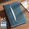 Caderno de Negócios A5 com Logo Personalizado, Alto Valor Estético, Estilo Simples, Adequado para Anotações de Escritório, Atas de Reunião e Diário