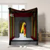 Amazon Comercio Electrónico Transfronterizo Impresión Digital Cómoda, Suave y Cálida Doble Cara Franela Halloween Manta Pequeña Manta